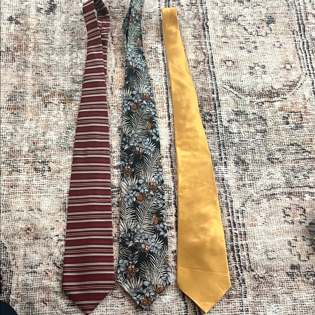 Elegant Men's Tie Collection - Striped, Floral, And Solid